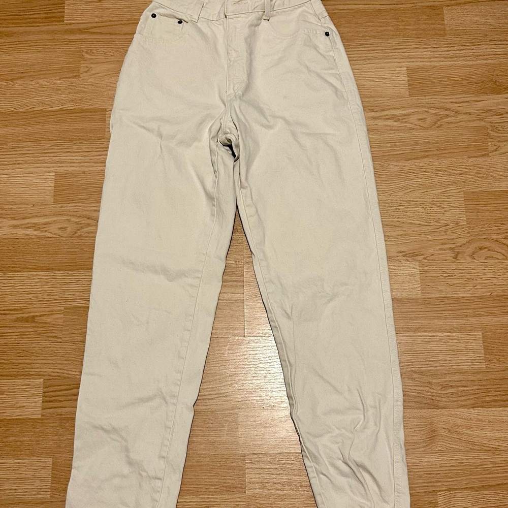 Women's Boyfriend Jeans in Cream